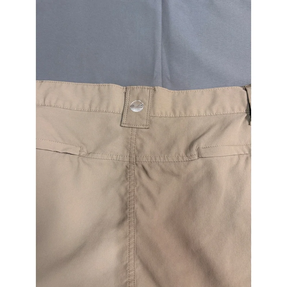 Wrangler Outdoor Series Mens Tan Cargo Shorts‎ Size 44 Elastic Waist 112336735